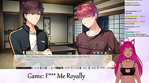 Vtuber Lewdneko Plays F Me Royally Part 1