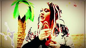 Exploring cock with Goddess Lana 😍