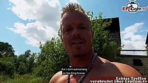 yo, young gothic satanist teen 18+ picked up for outdoor erotic date without condom pov