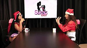 Brazilian beauty Jujube in sheer red lingerie wants cock, not fingers!