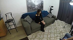 Candy Cruise Takes Brutal Anal on Casting Couch