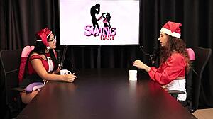 Brazilian beauty Jujube in sheer red lingerie wants cock, not fingers!