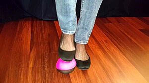 Intimate webcam session with a fetish milf on Facebook