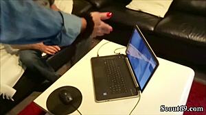 Brother Catches His MILF Stepsister And Gets Sex!