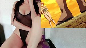 Hentai plážové baby s obrovskými cicmi v divokej akcii - Aku No Onna Kanbu