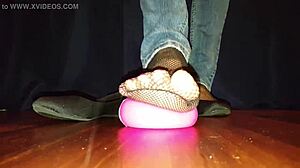 Intimate webcam session with a fetish milf on Facebook