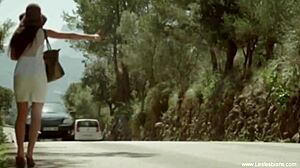 i-i love kissing my cougar girlfriend with strapon fun