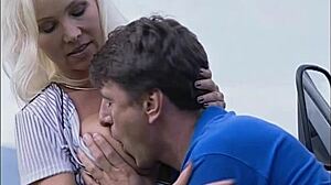 Helen Duval sexy blonde milf gets outdoor anal fucking