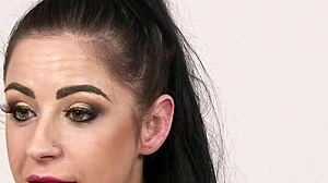 Spicy kitten gets cum shot on face, swallowing all! 😜