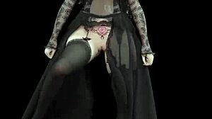 weak sound naked dance tiktok style mmd pure dance