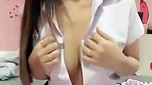 Khmer student removes clothing in class