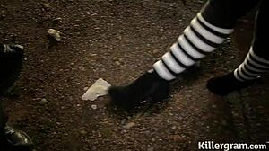 Blonde Cum Slut Loz Sucks Strangers And Takes Facials!