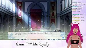 Vtuber Lewdneko Plays F Me Royally Part 1