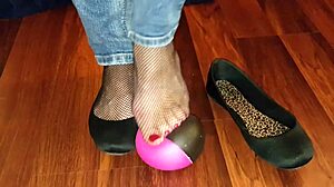 Intimate webcam session with a fetish milf on Facebook