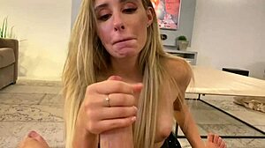 Cute girl spreads legs in lingerie for boyfriend on cam