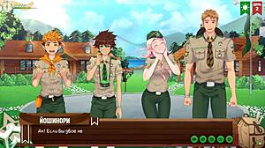 Game Friends Camp Episode 2 - Exploring Taiga with Russian Voice