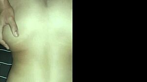 Teen with big tits gets bent over in homemade action