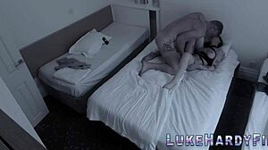 Wow! Busty Brit with tattoos gets slammed on webcam!