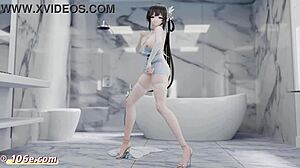 Intriguing 3D Anime Nude Dance