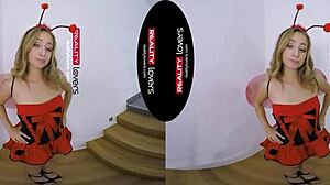 Freaked Out Ladybug In Cowgirl And Missionary Sex