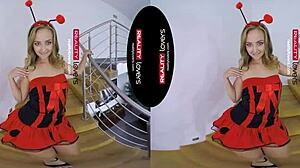 Freaked Out Ladybug In Cowgirl And Missionary Sex