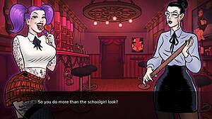 i'm playing the fetish party with mia endings, so exciting