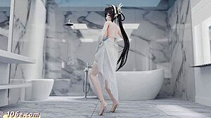 Intriguing 3D Anime Nude Dance