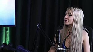 beautiful brazilian swinger flashes in lingerie, feeling excited for group anal sex with dwarf actor.