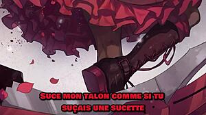 Ruby and Blake train you in RWBY hentai femdom denial