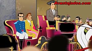 hey, this anime gay bullfighter and his lover are so hot together