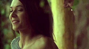 the fetish babe indulges in footjob and blowjob session