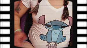 teen babe deepthroats big black cock, spitting and gagging 😋