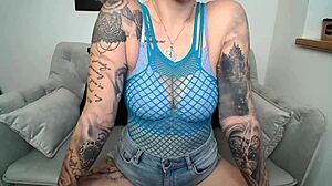 Camgirl Ninadevil Teases in Hot Fetish Outfit