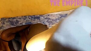 masturbating through panties getting wet
