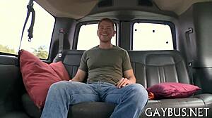 Lusty BLOWJOB with sexy GAY guy bareback