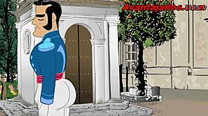 hey, this anime gay bullfighter and his lover are so hot together