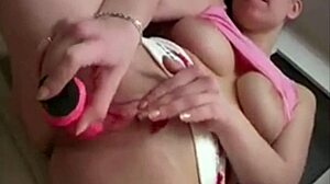 Y Stuffs Dildo Deep in Tight Amateur Ass