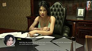 Reunion 93 in hentai anime game style