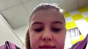 Fucking Teen in Public With Close-Up Ass Action