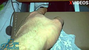 Framed my girlfriend stole her panties and cum in them