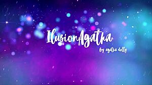 Petite Agatha Dolly 20 Reacts To Fans' Videos With Squirting Masturbation