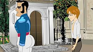 hey, this anime gay bullfighter and his lover are so hot together