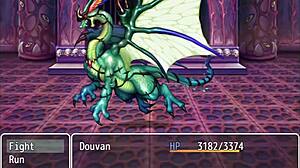 Defeat demon king and cum on grateful women in hentai rpg final