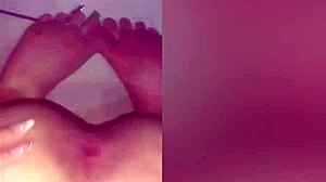 Pink pussy of the slut gets fucked hard with big cock