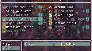 Defeat demon king and cum on grateful women in hentai rpg final