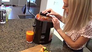 Sjelden skjønnhet får trang fitte banket i studioøkt