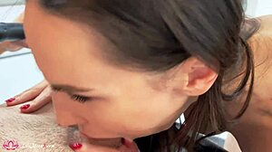 Stepsister Sucks Big Cock Till Oral Creampie Pov - Lilu Moon