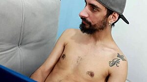 sitting on my friend's big cock