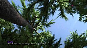 In My Dorm 13, Mark fucks his ex-gf near the lake.