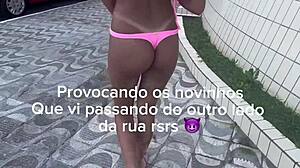 Crossdressing Amateur Picked Up on Street for Intense Apartment Hookup with Stranger